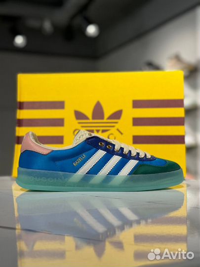 Adidas gazelle X Gucci (blue)