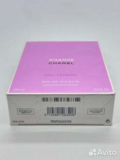Chanel Chance Eau Tendre Eau De Toilette 100 мл