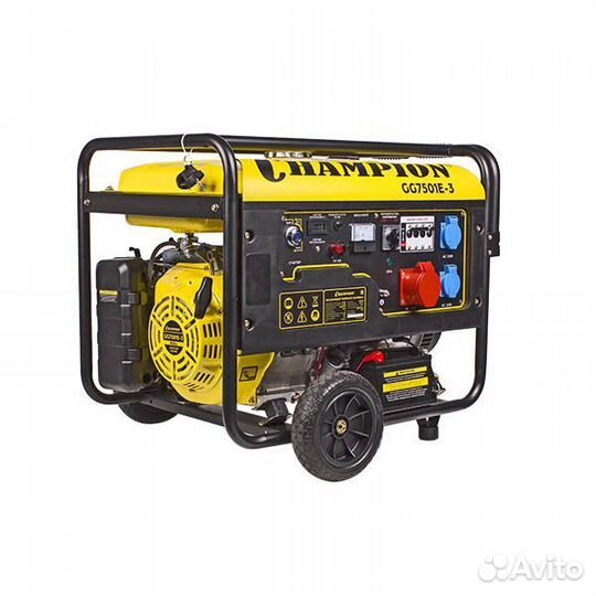 Генератор бензиновый champion GG7501E-3
