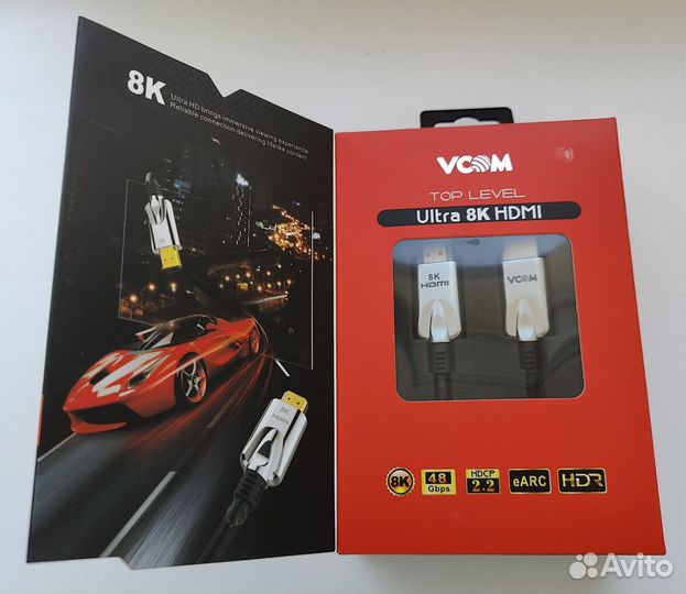 Hdmi кабель vcom 2.1 -3м