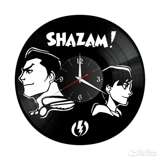 Shazam №1 часы из винила