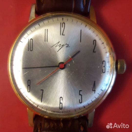 Часы Луч позолоченные СССР