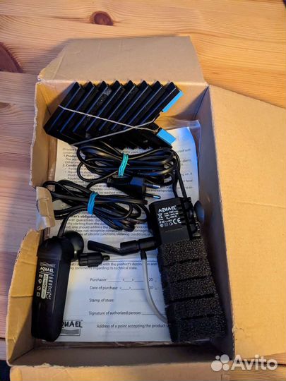 Фильтр для аквариума Aquael PAT mini + нагреватель