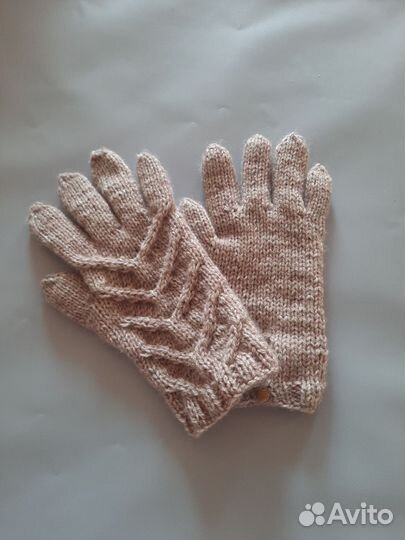 Перчатки женские вязаные