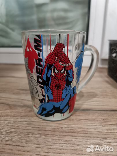 Кружка сочи 2014, жарптица, спайдермен