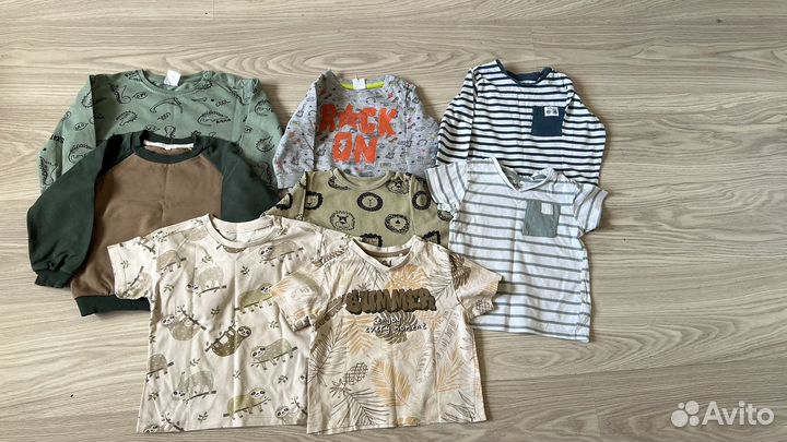Детский вещи пакетом на мальчика бу 86-92р