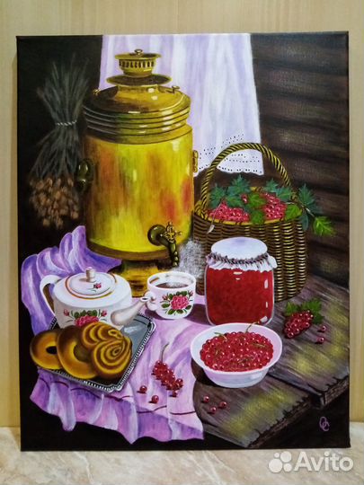 Натюрморт со смородиной