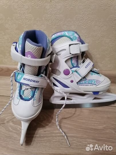 Коньки детские раздвижные 26-31