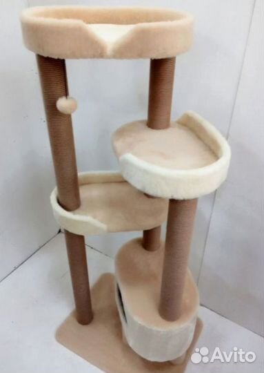 Качественная когтеточка с домиком высота 160 см.(0402) с гарантией