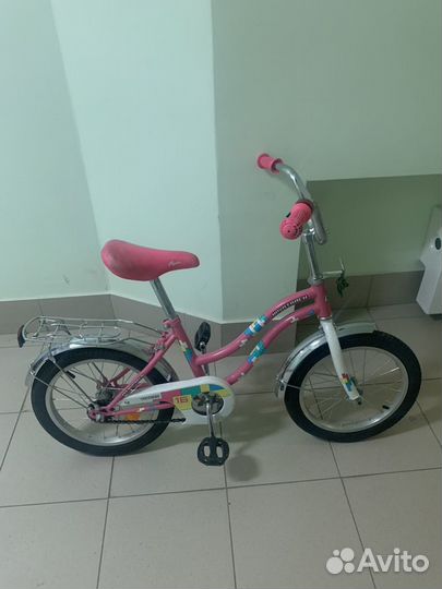 Велосипед для девочки 3-6 лет Novatrek Tetris 16