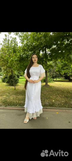 Платье халат длинное