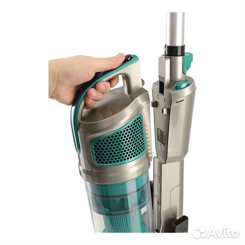 Вертикальный пылесос Kitfort KT-521-3, серо-зелёны