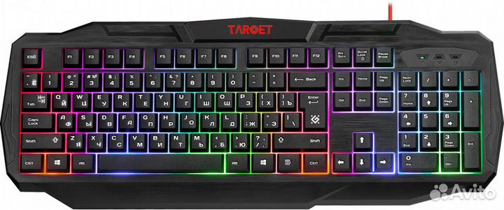 Комплект игровой проводной 4 в 1 target MKP-350