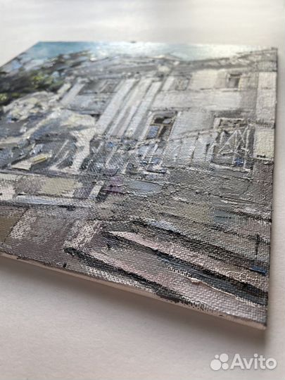 Картина маслом этюд Елагин дворец