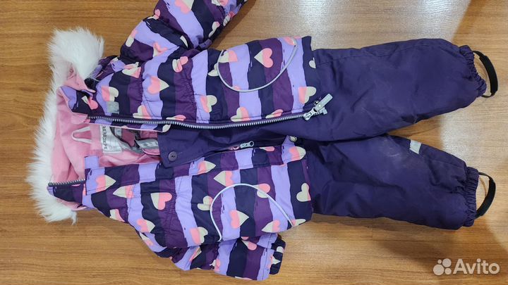 Зимний комплект kerry для девочки 92