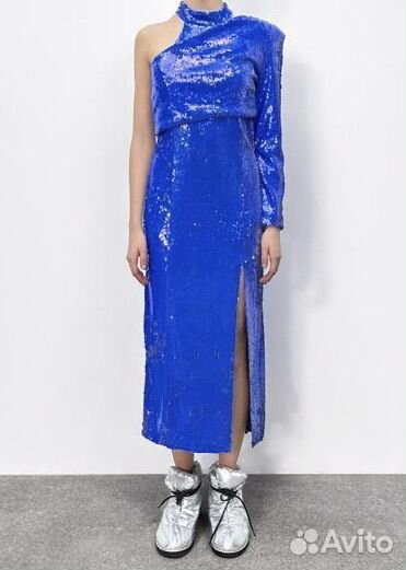 Блестящие стеганные ботинки 38 zara