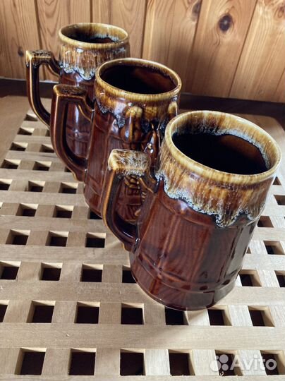 Кружка пивная керамическая 4 шт