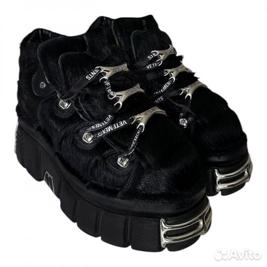 Vetements new rock pony hair