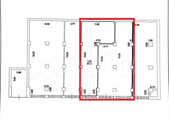 Сдам торговое помещение, 219.2 м²