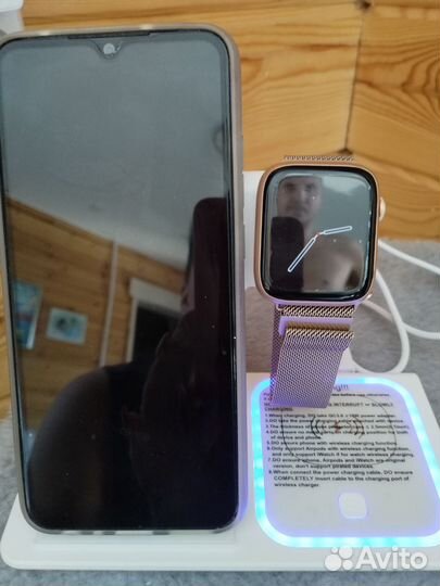 Беспроводная зарядка 3в1для iPhone новая