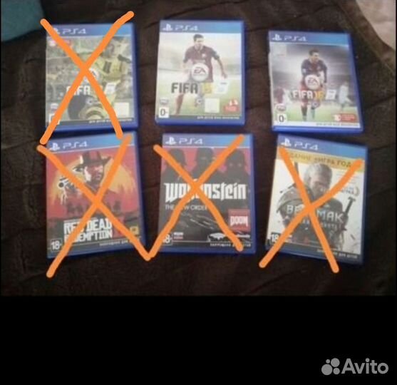 Диски на приставку ps4