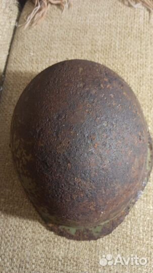 Каска ркка обр 1939 антуражная трехклепка клеймо