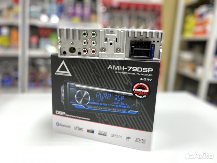 Процессорная автомагнитола aura AMH-79DSP