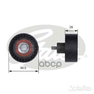 Ролик обводной ремня грм T41233 Gates