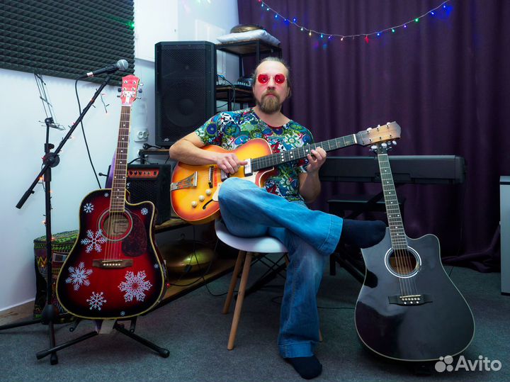 Уроки игры на гитаре, укулеле, глюкофоне