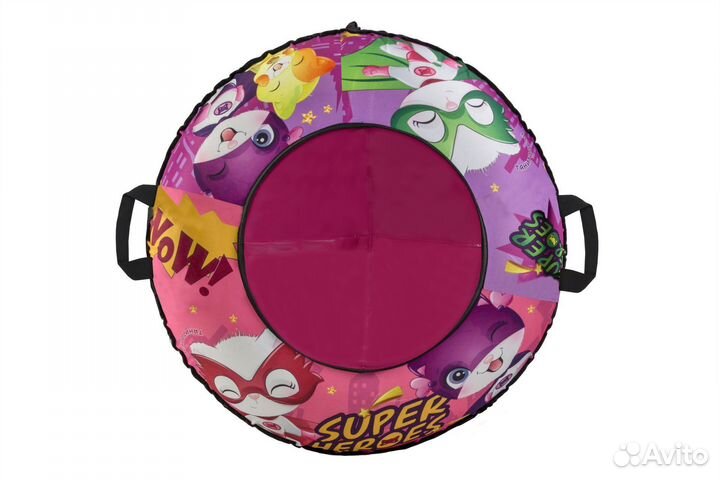 Тюбинг ватрушка Супер котик 93 см