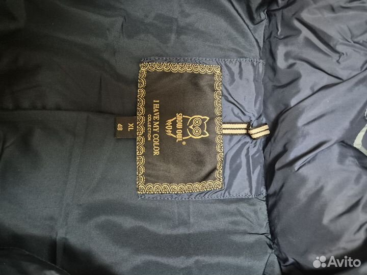 Пуховик женский экомех размер 48