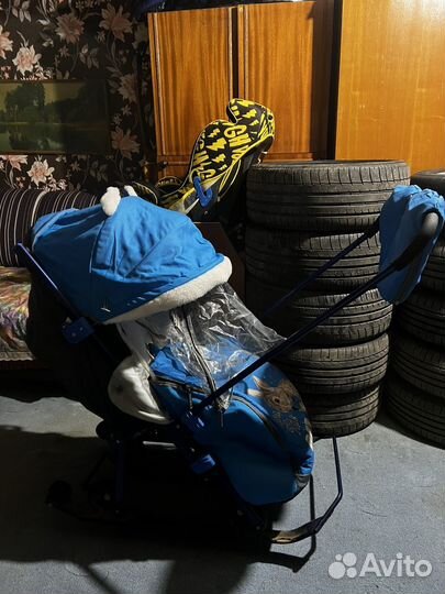 Коляска санки