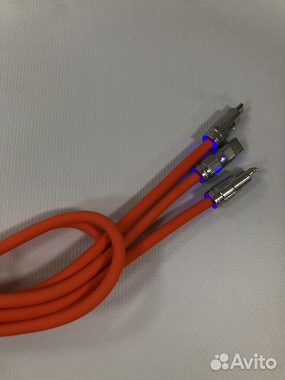 USB кабель-переходник Type-C, Lightning, micro USB