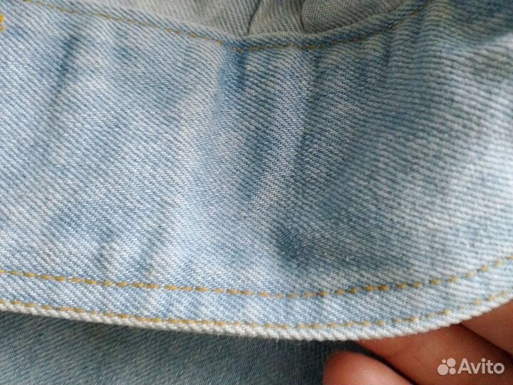 Джинсовая куртка - рубашка большого р.54-56