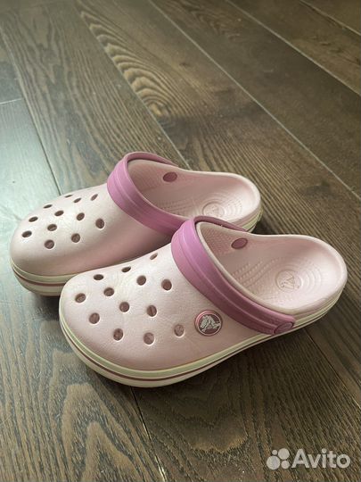 Оригинальные Crocs для девочки. Размер c 12-13