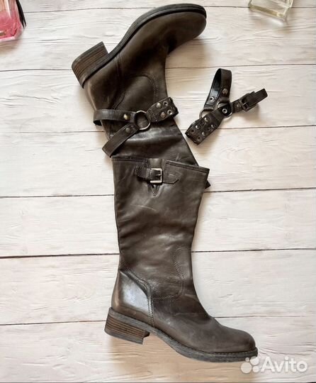 Полусапоги натуральная кожа размер 40