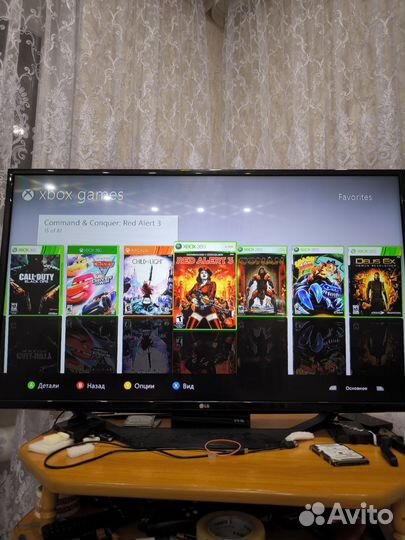 Xbox 360s+2 джойстика беспроводных