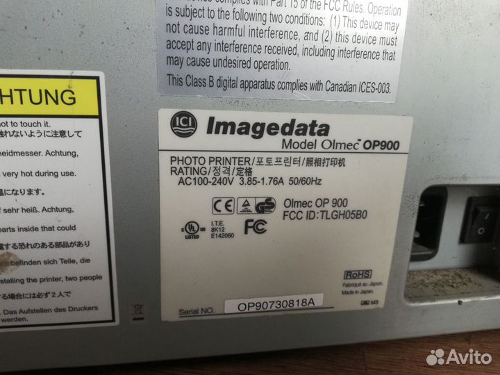 Фото принтер citizen op900