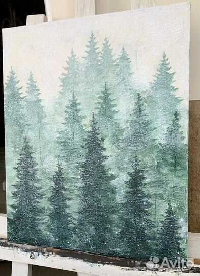 Интерьерная картина Лес в тумане