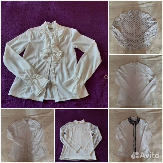 Блузка школьная 146-158