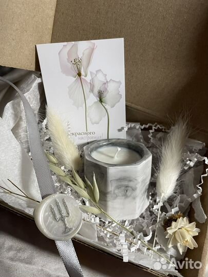 Ароматическая свеча ручной работы