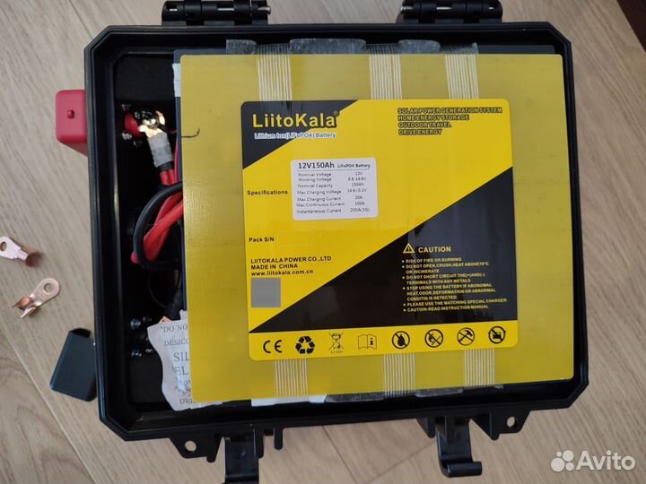 Аккумулятор lifepo4 12V 150А liitokala