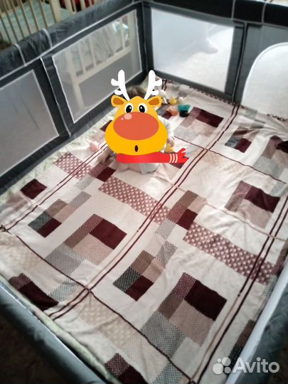 Большой детский игровой манеж