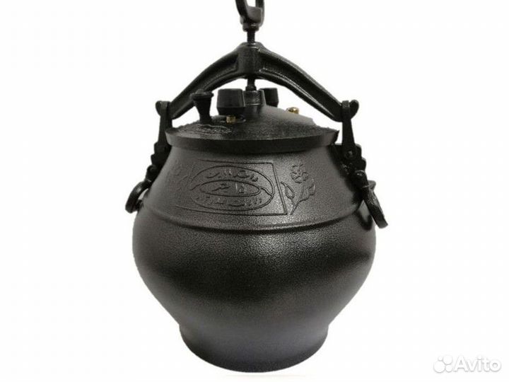 Афганский казан 10 литров графитовый rasko baba