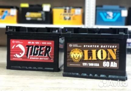 Аккумулятор 60 Ач прямой ваз лада новый