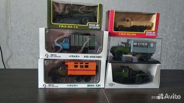 Модели грузовых автомобилей 1:43 Аист, SSM