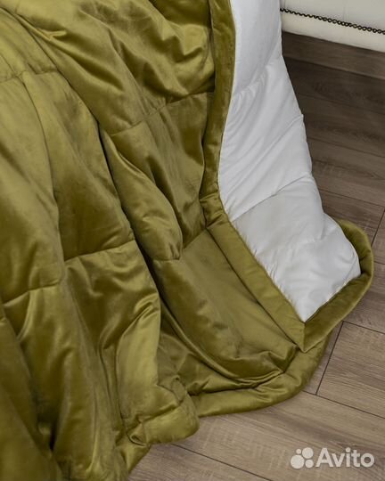 Покрывало Беллиссимо темный янтарь новое плед