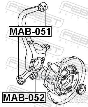 Сайлентблок MAB-051 MAB-051 Febest