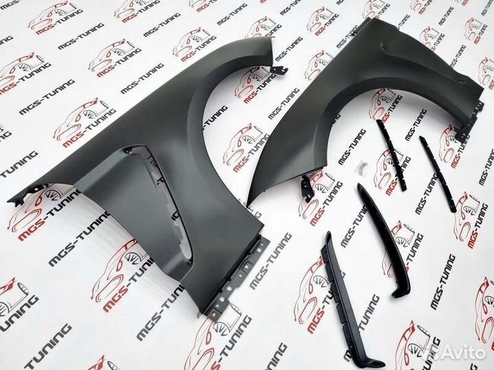 Крылья стиль GT350 Ford Mustang 2017+