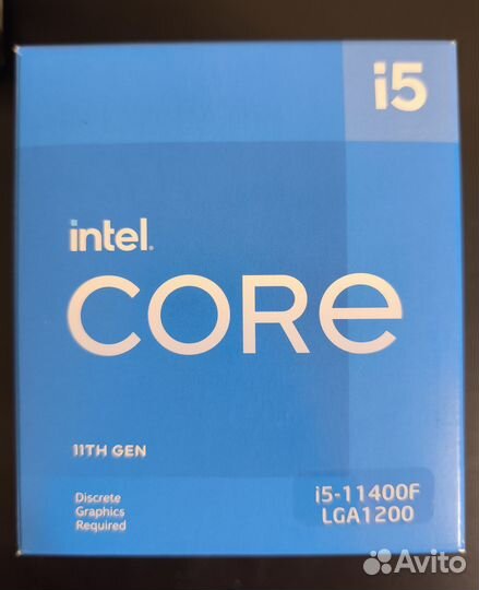 Intel core i5 11400f cpu процессор